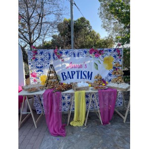 Στολισμός Βάπτισης Μπουκαμβίλια - Λεμόνια ΣΤΟΛΙΣΜΟΙ