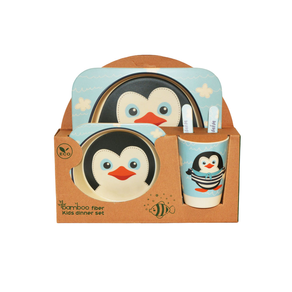 Σετ Φαγητού Bamboo Penguin  ΔΩΡΑΚΙΑ