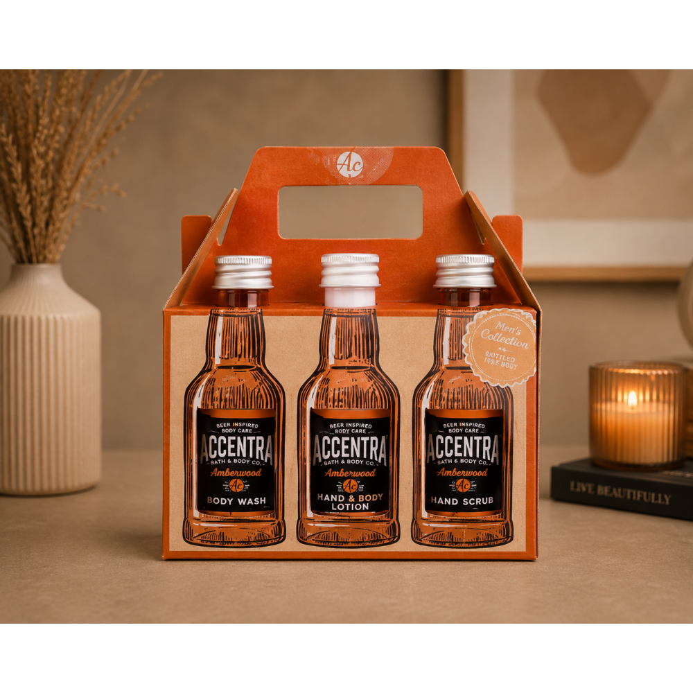 Ανδρικό σετ περιποίησης Accentra Sixpack 6x50ml