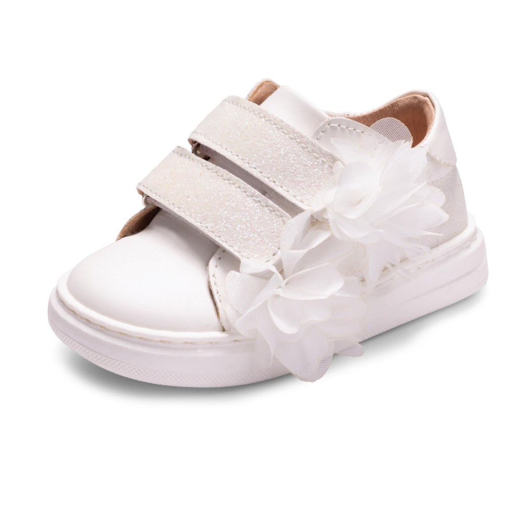 Βαπτιστικά παπούτσια κορίτσι Gorgino 2353-2 off white Για τον Νονό 