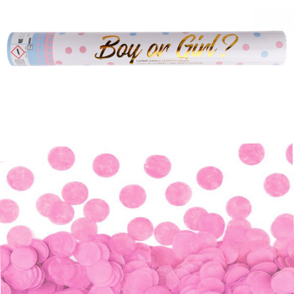 Κανονάκι κομφετί για Gender Reveal Είδη Party
