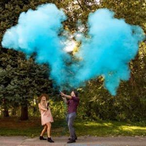 Κανονάκι με σκόνη για Gender Reveal με εφέ καπνού Είδη Party