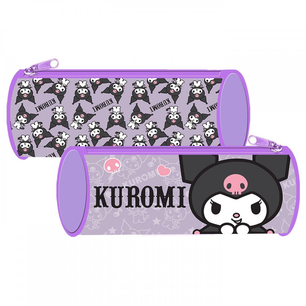 Κασετίνα Βαρελάκι Kuromi ΣΧΟΛΙΚΑ