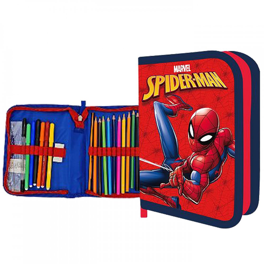 Κασετίνα Γεμάτη Spider-Man Marvel ΣΧΟΛΙΚΑ