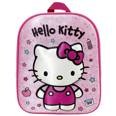 Σχολική Τσάντα Νηπίου Hello Kitty 3D