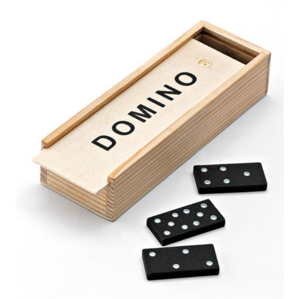 ΜΠΟΜΠΟΝΙΕΡΑ ΞΥΛΙΝΟ DOMINO 15X5X3 Μπομπονιέρες